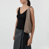 St Agni Suede Soft Bag | Pebble (PRE-ORDER)