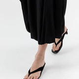 St Agni Suede Opanka Heel | Black (PRE-ORDER)