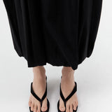 St Agni Suede Opanka Heel | Black (PRE-ORDER)