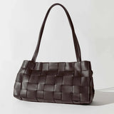 St Agni Slim Woven Tote | Chocolate (PRE-ORDER)