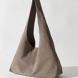 St Agni Suede Soft Bag | Pebble (PRE-ORDER)