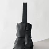 St Agni Woven Large Tote | Black