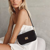 Vestirsi Isla Leather Shoulder Bag | Black