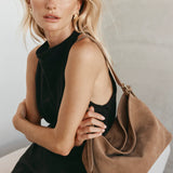 Vestirsi Eden Suede Shoulder Bag | Brown