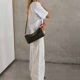 Vestirsi Sloane Leather Convertible Clutch | Dark Chocolate