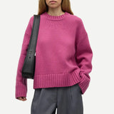 Samsoe Samsoe Sakeiku Sweater | Red Violet
