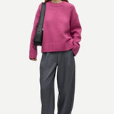 Samsoe Samsoe Sakeiku Sweater | Red Violet