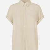 Samsoe Samsoe SaMajana SS Shirt | Bone White Melange
