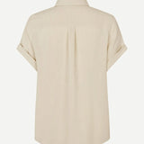 Samsoe Samsoe SaMajana SS Shirt | Bone White Melange