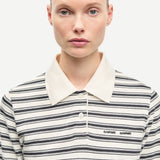 Samsoe Samsoe Sadonell LS Polo | Egret St. (PRE-ORDER)