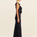 Agnes Ruffle Slip Maxi Dress