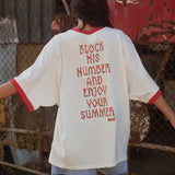 Sabbi The Very Oversized Cowgirl Tee | White (PRE-ORDER)