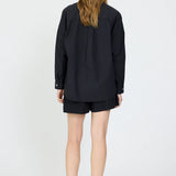 LMND Chiara Long Sleeve Shirt | Black