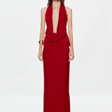 Misha Vanessa Jersey Dress | Cherry