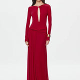 Misha Irena Mesh Dress | Cherry
