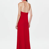 Misha Jennifer Cupro Maxi Dress | Cherry