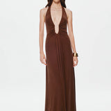 Misha Jennifer Cupro Maxi Dress | Cedar