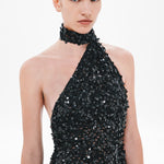 THE 'NICOLETTE' CROCHET SEQUIN DRESS