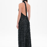 THE 'NICOLETTE' CROCHET SEQUIN DRESS