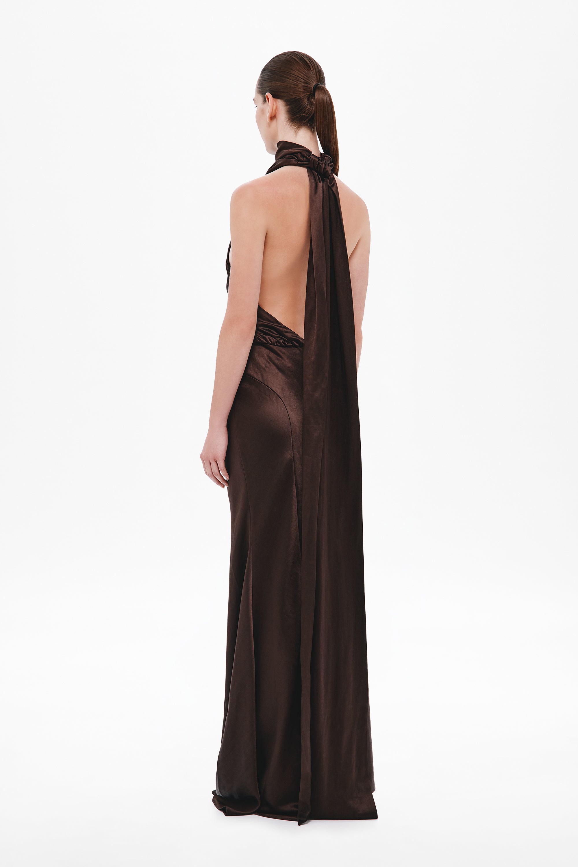THE 'CAMERON' SATIN DRESS