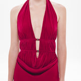 THE 'CELINE' SATIN DRESS
