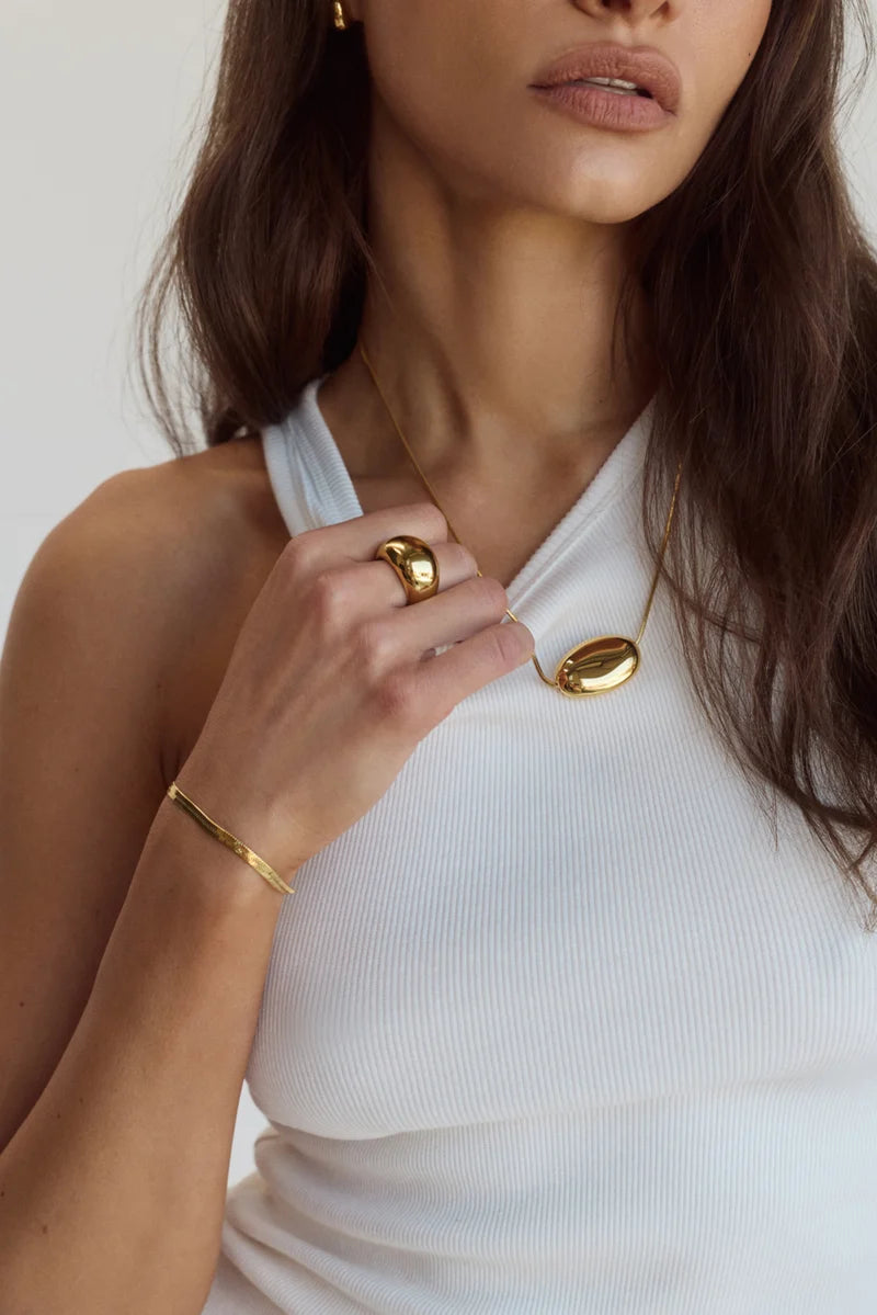 Cendré Beau Snake Bracelet | 18K Gold