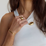 Cendré Beau Snake Bracelet | 18K Gold