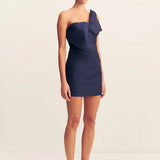 Shona Joy Otis Twist Knot Mini Dress | Midnight