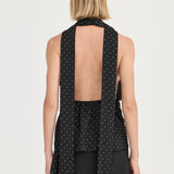 Solaqua The Antonella Top | Noir Polka
