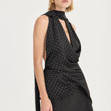 Solaqua The Antonella Top | Noir Polka
