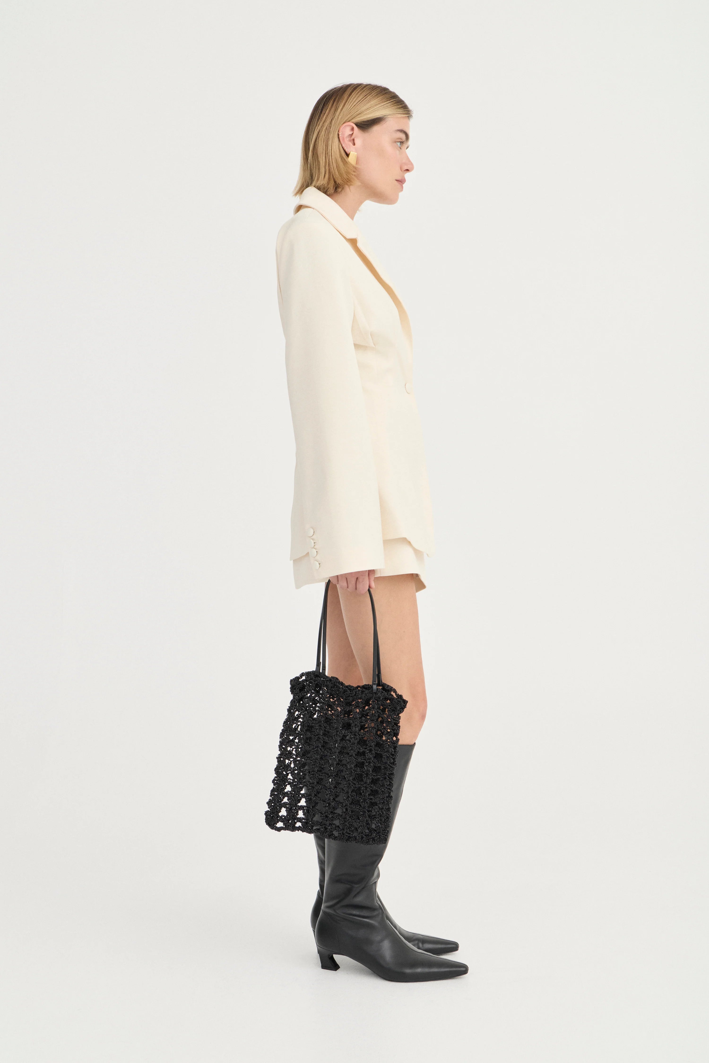 Solaqua The Emery Blazer | Ivory