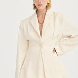 Solaqua The Emery Blazer | Ivory