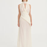 Solaqua The Antonella Dress | Ivory Leaf