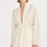 Solaqua The Alma Robe | Ivory Leaf