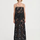 Solaqua The Camilla Dress | Noir Crochet Lace
