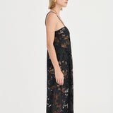 Solaqua The Camilla Dress | Noir Crochet Lace