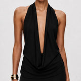 Misha Vanessa Jersey Dress | Black