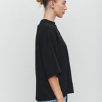 Max Cotton Oversized Tee Black