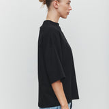 Max Cotton Oversized Tee Black