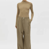 Camilla and Marc Cali Textured Long Sleeve Top | Sage