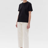 Assembly Label Womens Organic Base Tee | Black
