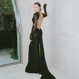 Effie Kats Monaco Gown | Black