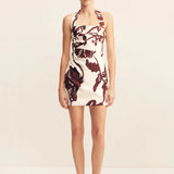 Shona Joy Emmett Halter Draped Mini Dress | Redwood Wallpaper