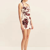 Shona Joy Emmett Halter Draped Mini Dress | Redwood Wallpaper