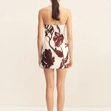 Shona Joy Emmett Halter Draped Mini Dress | Redwood Wallpaper