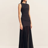 Blainey Open Back Draped Maxi Dress