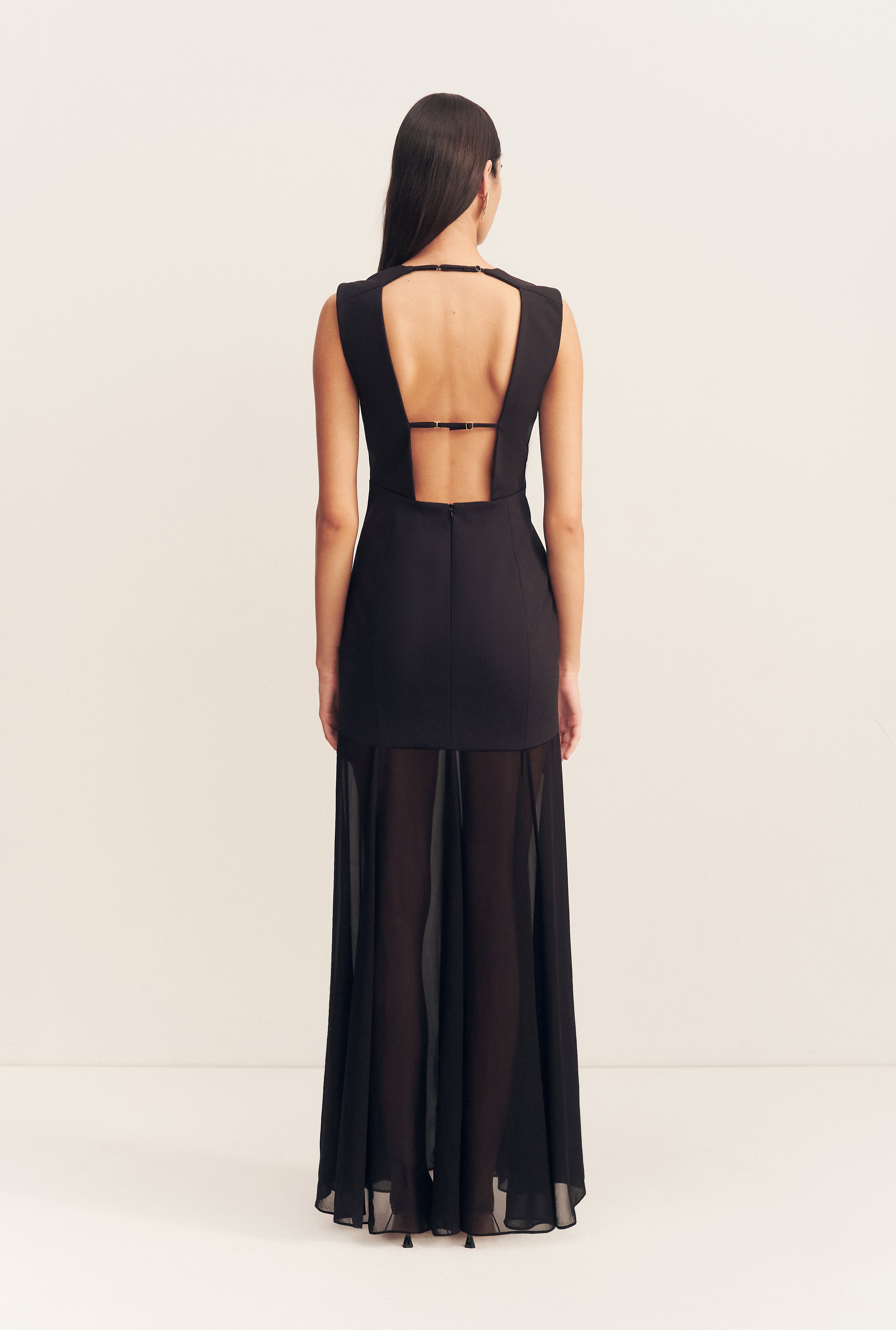 Blainey Open Back Draped Maxi Dress