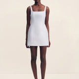 Shona Joy Otis Square Neck Mini Dress | Sky