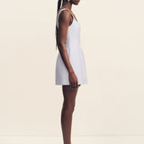 Shona Joy Otis Square Neck Mini Dress | Sky