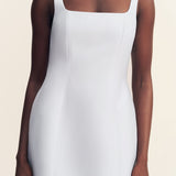 Shona Joy Otis Square Neck Mini Dress | Sky